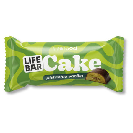 Riegel Lifefood Cake Pistazie und Vanille BIO (35 g)