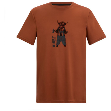 Herren-T-Shirt Dare 2b Fingal Slogan braun Brick