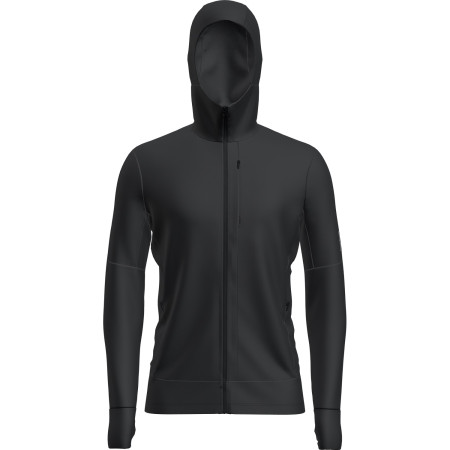 Herren Funktions-Sweatshirt Icebreaker M Mer 260 Quantum IV LS Zip Hoodie schwarz Black