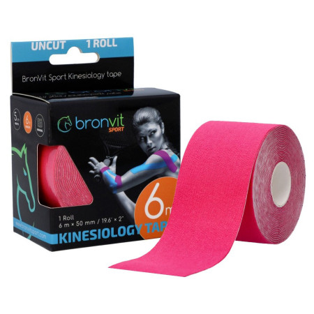Tapeband BronVit Sport Kinesio Tape classic 5 cm x 6m rosa