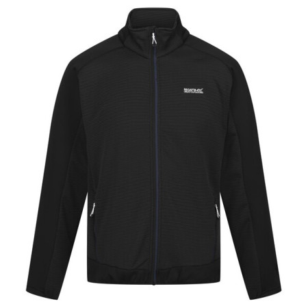 Herren-Sweatshirt Regatta Highton FZ II schwarz Black
