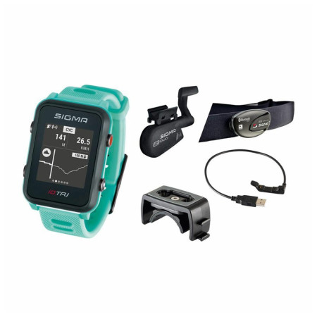 Armbanduhr Sigma iD.TRI Set türkis