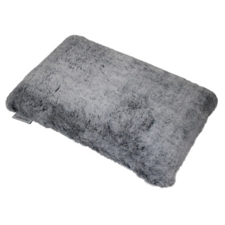 Kissen Human Comfort Rabbit fleece pillow Jacou grau Gray