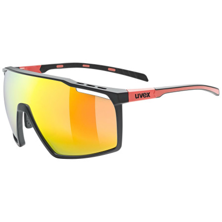 Brille Uvex MTN PERFORM schwarz/rot BLACK-RED M/MIR.RED