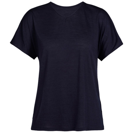 Damen-T-Shirt Icebreaker Women Drayden Reversible SS Top dunkelblau midnight navy