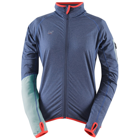 Damen-Sweatshirt 2117 of Sweden Gran Eco blau BlueBlueberry