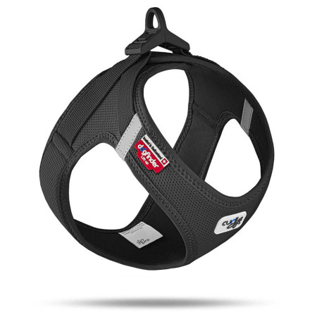 Hundegeschirr Curli Vest Clasp Air-Mesh schwarz Black