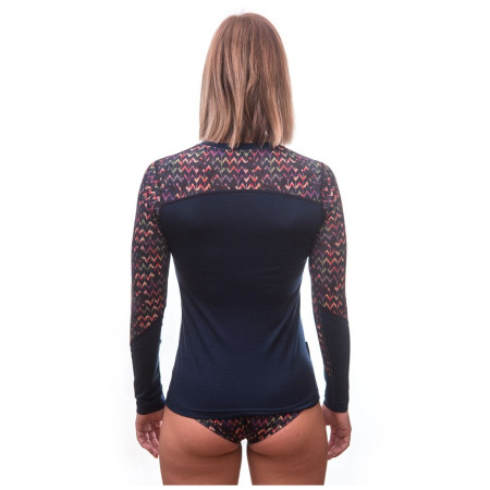 Damen-T-Shirt Sensor Merino Impress, dl.rukáv