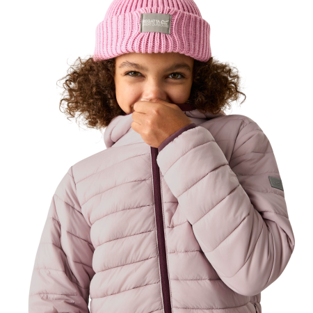 Kinder Winterjacke Regatta Junior Hooded Marizion Powder Lilac