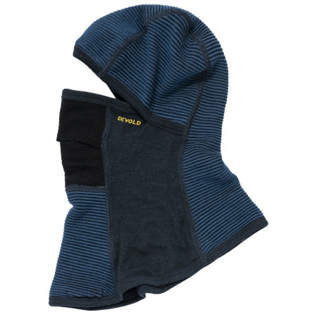 Kapuzenmütze Devold Tuvegga Merino Balaclava schwarz/blau FLOOD