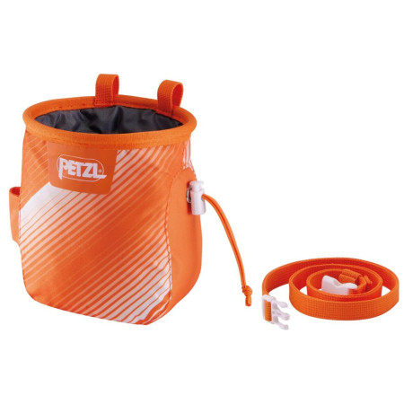 Kreidebeutel Petzl Saka orange Orange White