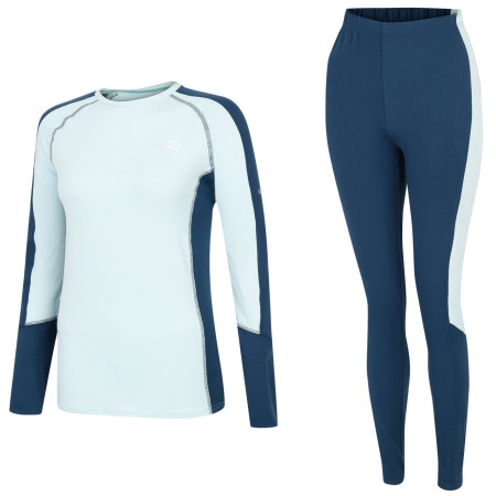 Damen-Funktionsunterwäsche Dare 2b W Exchange IV Baselayer Set hellblau WtrBllt/MlDm