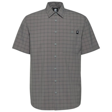 Herrenhemd Mammut Lenni Shirt grau steel-black 00722