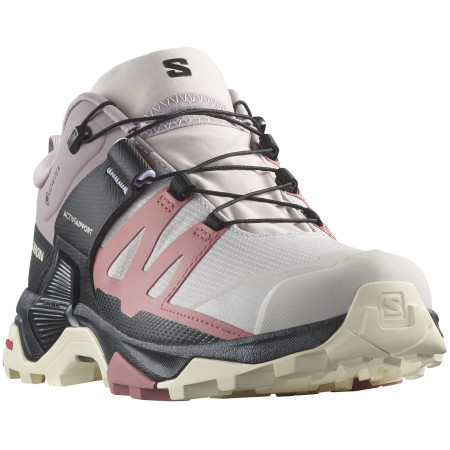 Damen Wanderschuhe Salomon X Ultra 4 Gore-Tex rosa Ashes Of Roses / Light Mahogany / Almond Milk