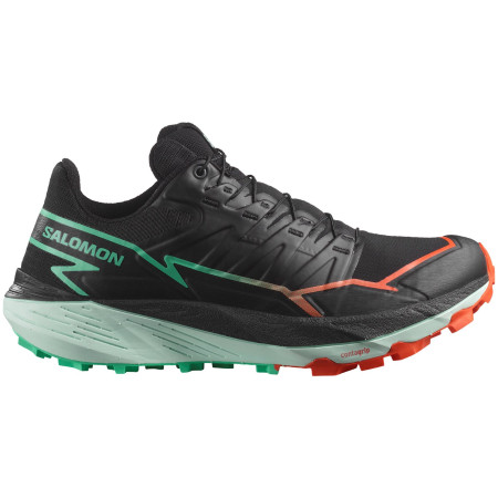 Damenschuhe Salomon Thundercross schwarz Black / Cherry Tomato / Electric Green