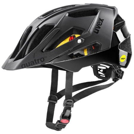 Fahrradhelm Uvex Quatro Cc Mips schwarz/gelb black matt