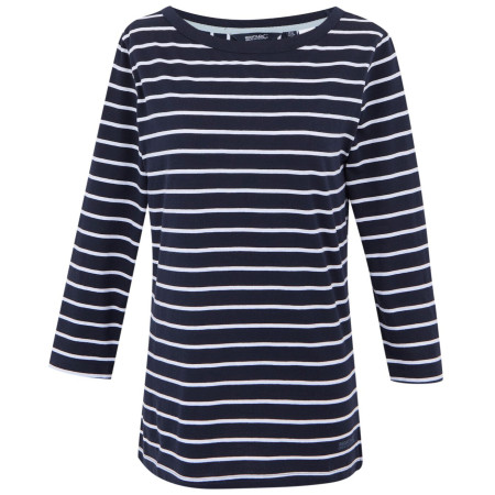 Damen-T-Shirt Regatta Baylette Tee II blau Nvy/WhtStrip