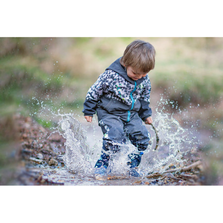 Kinder-Softshell-Jacke Unuo Fleece Street