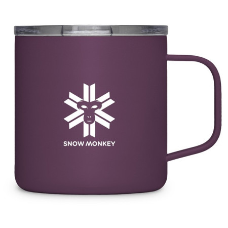 Thermotasse Snow Monkey Booster lila plum