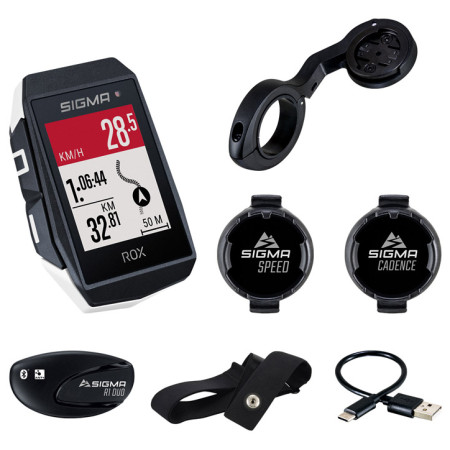 Fahrradcomputer Sigma ROX 11.1 EVO SENSOR SET weiß white