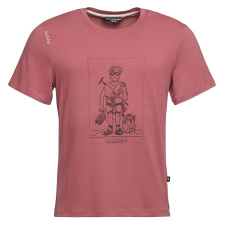 Herren-T-Shirt Chillaz Homo Mons Ascendere rot red