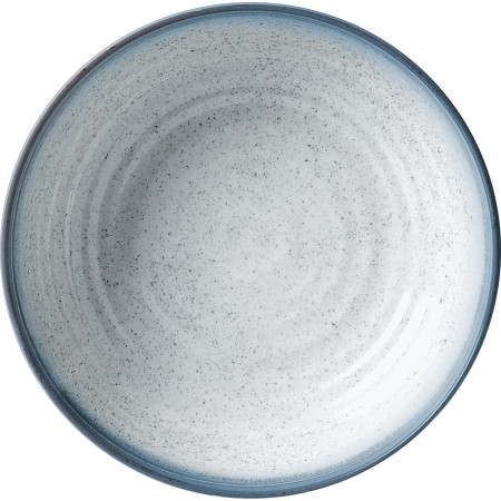Teller Brunner Tuscany Deep plate blau/weiß
