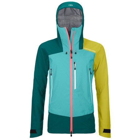 Damenjacke Ortovox W's Westalpen 3L Jacket blau Ice Waterfall