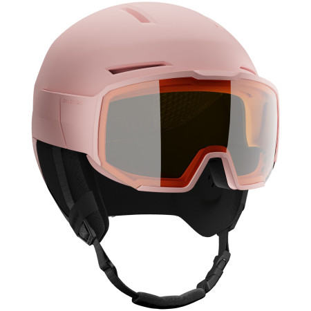 Skihelm Salomon Osmo rosa Heavenly Pink / Black