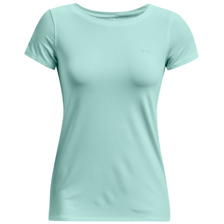 Damen-Funktionsshirt Under Armour HG Armour SS hellblau Sea Mist / / Metallic Silver