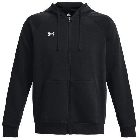 Herren-Sweatshirt Under Armour Rival Fleece FZ Hoodie schwarz Black / / White