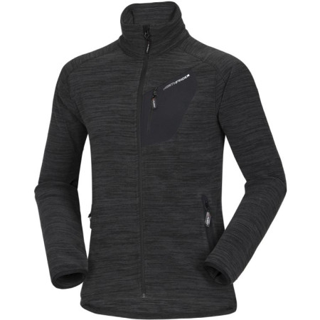 Herren-Sweatshirt Northfinder Rip schwarz Blackmelange