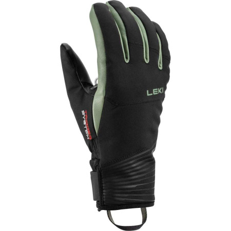 Damen Ski-Handschuhe Leki Sparrow 3D Women schwarz/grün black-dusty green