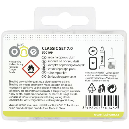 Reparaturset für Fahrradschläuche Just One Classic SET 7.0