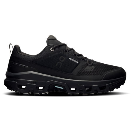 Wanderschuhe On Running Cloudrock Low WP schwarz Black/Black