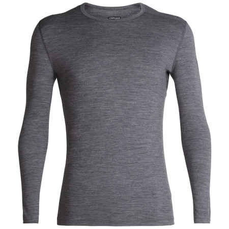Herren-T-Shirt Icebreaker Mens 200 Oasis LS Crewe grau GritstoneHthr