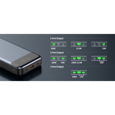 Powerbank Swissten POWER BANK 30000 mAh
