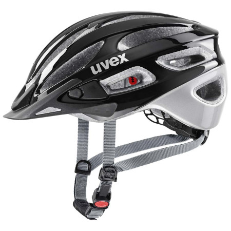 Fahrradhelm Uvex True schwarz/silber Black - Silver