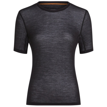 Damen-T-Shirt Icebreaker W Mer 75 Cool-Lite Featherlight SS Crewe schwarz BLACK