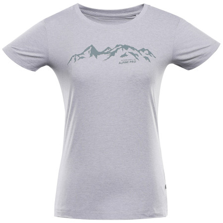 Damen-T-Shirt Alpine Pro Sassa grau high rise