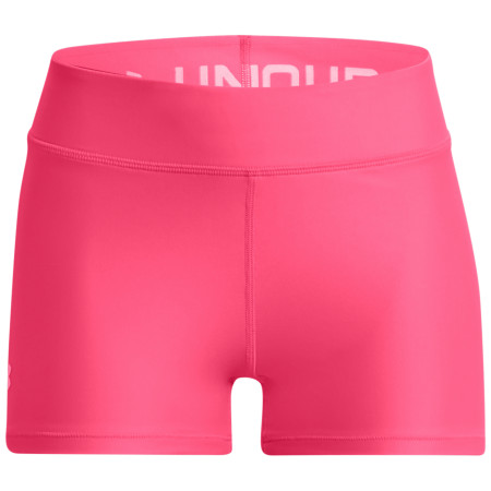 Damenshorts Under Armour HG Armour Mid Rise Shorty rosa/weiß Pink Shock / / White