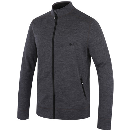 Herren-Sweatshirt Zulu Merino Collar 230 grau grey