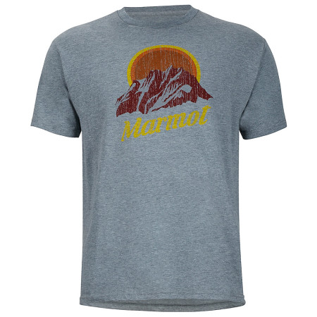 Herren-T-Shirt Marmot Pikes Peak Tee SS (2017) grau AshHeaather