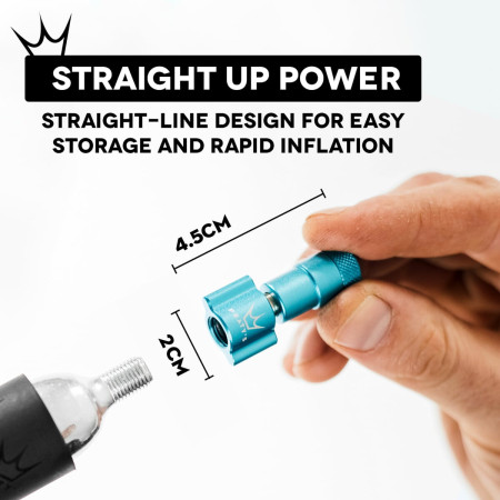 Handpumpe Peaty´s Holeshot Co2 Pumpa + Bombičky 2 Ks - Road & Gravel