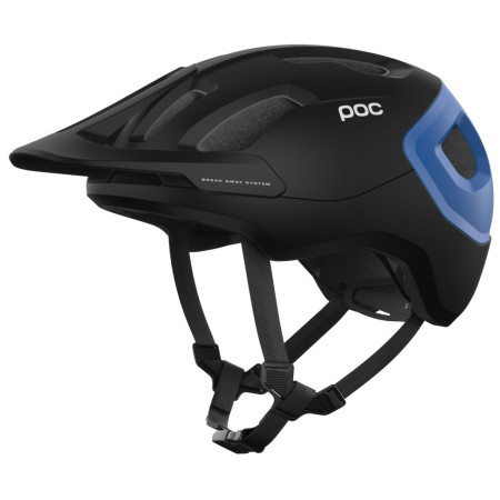 Fahrradhelm POC Axion schwarz/blau Uranium Black/Opal Blue Metallic/Matt