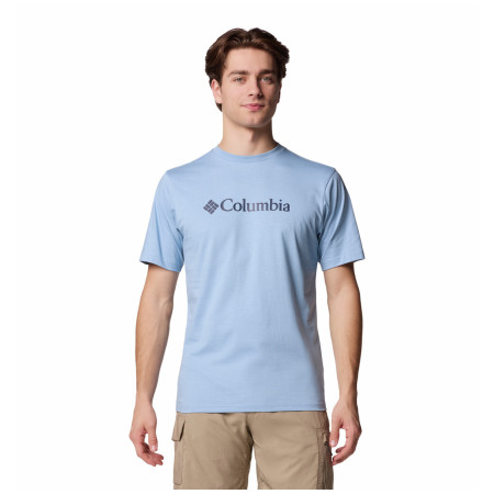 Herren-T-Shirt Columbia CSC Basic Logo Tee blau/hellblau Ripple Blue, CSC Branded
