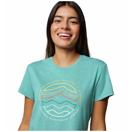 Damen-T-Shirt Columbia Sloan Ridge™ Graphic SS Tee
