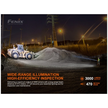 Aufladbare Taschenlampe Fenix C7