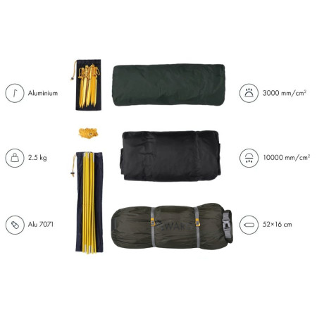 Wanderzelt Warg Kodiak 2