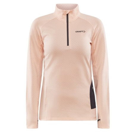 Damen-Funktionsshirt Craft CORE Trim Thermal rosa/weiß Cosmo Melange