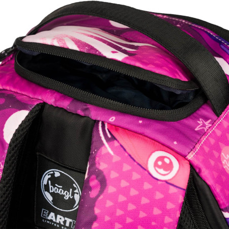 Dívčí batoh do školy Baagl eARTh Ufo by Mára Čmára